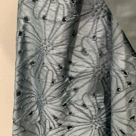 Rickie Freeman for Teri Jon Size 8 Dusty Blue Cocktail Dress - Picture 10 of 14